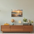 thumbnail image 5 of ZHONGYUTONG Sea Turtle Canvas Wall Art Turtle Bathroom Wall Decor Coastal Beach Pictures Ocean Animal Artwork Lighthouse Painting for Home Decor Framed (24.00" x 36.00"), 5 of 5