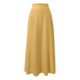 thumbnail image 4 of Women's Straight Midi Skirt - Solid Color, High-Quality Fabric - Versatile for Daily Outings, Spring/Summer/Fall, 4 of 4