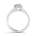 thumbnail image 3 of 1 Carat T.W. Diamond Single Halo 14kt White Gold Engagement Ring, 3 of 4