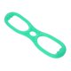 thumbnail image 1 of Bandas de resistencia muscular de silicona para desarrollar el pecho, 8 palabras, para fitness, yoga, entrenamiento, cuerda de tracción, herramienta de musculación (verde), 1 of 8
