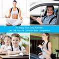 thumbnail image 2 of Adjustable Back Posture Corrector Preventing Humpback Upper Back Neck Brace Shoulder Back Correction Belt Spine Pain Relief, 2 of 5