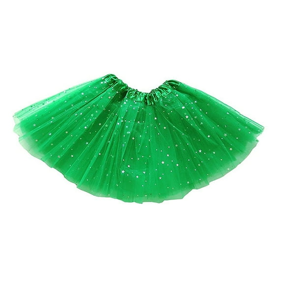 ETHZZLE Girls Tutu Skirt in Green for Baby Dressing Lightweight Polyester Durable and Comfortable Size 06 Months