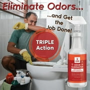 POWER Home Odor Eliminator Spray Bundle; Twin 32oz Spray Bottles; Triple Action to Eliminate Odors and Smells