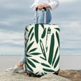 thumbnail image 7 of Susaid Palm Branch With Leaves Print Elastic Washable Suitcase Cover with Hidden Zipper, Fits 18-32 Inch Luggage for Protection During Travel-Large, 7 of 7