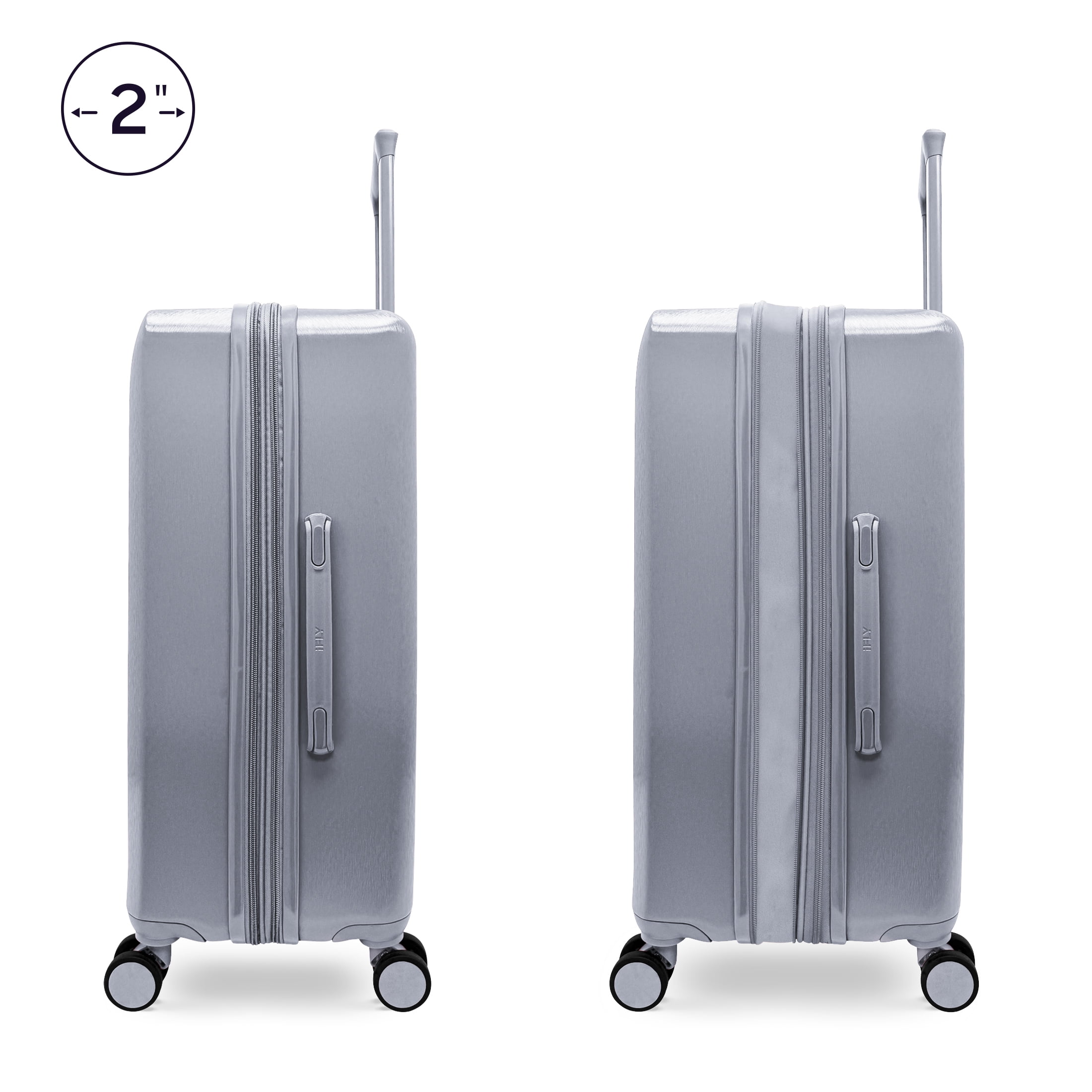 iFLY Volt 24" Expandable Hardside Spinner Checked Luggage, Cobalt
