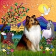thumbnail image 3 of CafePress - Fantasy Land Sheltie - Women's Nightshirt, 3 of 4