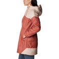 thumbnail image 3 of Columbia Women's Flash Challenger Sherpa Lined Long Jacket, Dark Coral/Peach Blossom, XX-Large, 3 of 7