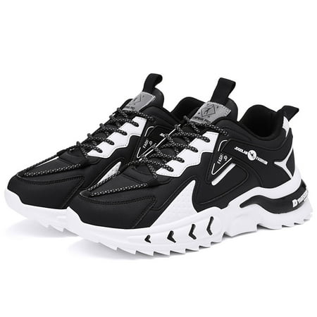 

Waterproof Shock-absorbing Sneakers Lace-up Breathable Casual Running Shoes For Students