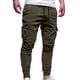 thumbnail image 1 of Pantalones de chándal con múltiples bolsillos para hombre, ropa de calle informal de gran tamaño, color sólido, 2021, 1 of 4