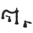 thumbnail image 1 of Kingston Brass KS1345AL 8 Inch -18 Inch Widespread Roman Tub Filler - Oil Rubbed Bronze, 1 of 3