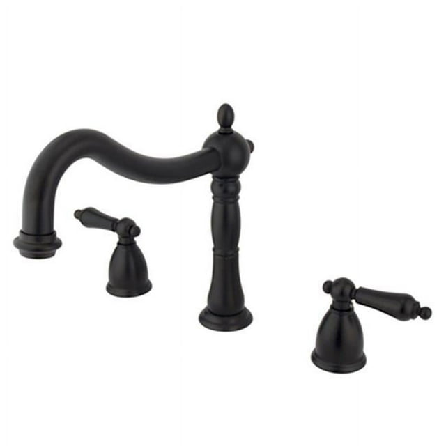 Kingston Brass KS1345AL 8 Inch -18 Inch Widespread Roman Tub Filler - Oil Rubbed Bronze