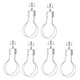 thumbnail image 3 of Yuarrent Lamp Shade Lights Bulb Adapter Clip, with Shade Top Attaching  Finial Type1 NO1, 3 of 6