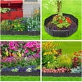 thumbnail image 7 of FRTDNE Garden Border Edging, 5.35 in x 9.95 in, Black Plastic, 20 Count, 7 of 7
