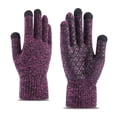 thumbnail image 4 of Guantes de punto para pantalla táctil para hombres y mujeres parejas invierno más guantes antideslizantes cálidos de lana acolchados de terciopelo, 4 of 5