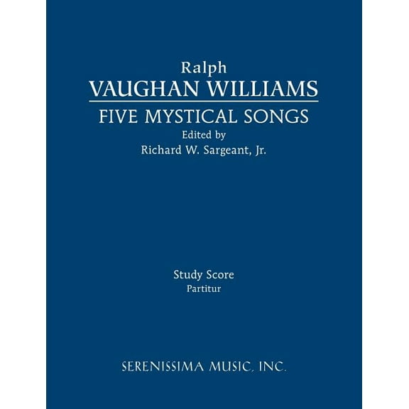 Five Mystical Songs: Study score, (Paperback)