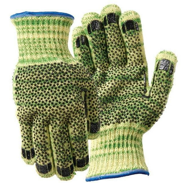 Gants Poids Lourd MetalGuard avec Points en PVC - Moyen - Pack de 3