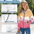 thumbnail image 6 of Chririnla Art Ice Cream Comfy Hooded Sweatshirt for Girls Long Sleeve with Pockets Trendy Casual Loose Fall Top Size 10-12, 6 of 7