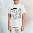 thumbnail image 2 of Gubotare Shirt for Boys Toddler Boys T-Shirt Letter Shirts Kids Short Sleeve Tees Sizes 3-4T (White,3-4 Years), 2 of 4