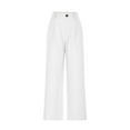 thumbnail image 5 of Summer Savings Clearance!LEBONYARD Women's Linen Pants on sales,Women's Solid Linen Pants Wide Leg Work Dress Pants Casual Business Pants with Pockets White M, 5 of 9