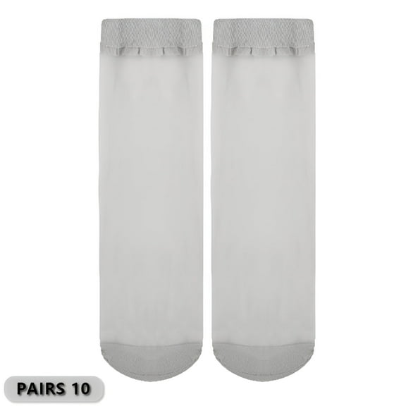 TELOLY 10Pairs Ankle Socks for Women,Cotton Womens Ankle Socks Size 7-9,Gym Socks Women