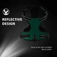 thumbnail image 6 of No Pull Dog Harness For Medium Dogs Easy Walk Dog Vest Adjustable Collars Harnesses & Leashes Set Breathable Oxford Outdoor Walking Safety Reflective Strip Retro Green Pastel Colors, 6 of 9