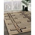 thumbnail image 2 of Ahgly Company Indoor Rectangle Abstract Brown Sugar Brown Area Rugs, 2' x 3', 2 of 2