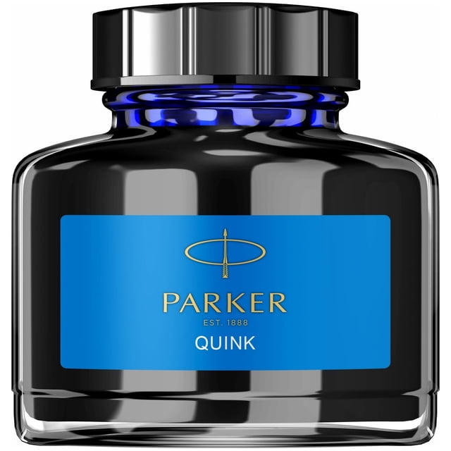 Botella de Tinta para Pluma Estilográfica Parker Quink Azul Lavable 57 ml