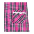 thumbnail image 5 of Girls Dress Pink Tartan Back School Uniform Pocket A-line Dress 4 Years, 5 of 6