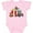 AD-Pink, variant on Movie Loving Bats with Popcorn and Soda Boys or Girls Baby Bodysuit