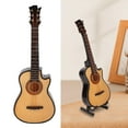thumbnail image 1 of Mini Musical Instrument, Guitar Model Mini Ornaments Guitar Miniature Guitar Wooden Miniature Guitar Mini Guitar Musical Instrument  For Home Decoration, 1 of 8