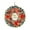 G, variant on 13.77 Inch Christmas Wreath with Pink Poinsettias & Berries - Festive Front Door Decor for Xmas Winter Holiday Season