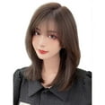 thumbnail image 3 of EARKITY Clip In Bangs Real Human Hair, Fake Bangs Hair Clip On Bangs Human Hair Wispy Bangs Clip In Bangs, 3 of 3