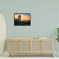 thumbnail image 2 of Stupell Lighthouse Sunset Coastal Nature Landscape Photography Black Framed Art Print Wall Art, 2 of 7