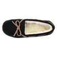 thumbnail image 2 of LULEX Womens Moccasin Slippers Micro Suede Faux Fur House Shoes, 2 of 5