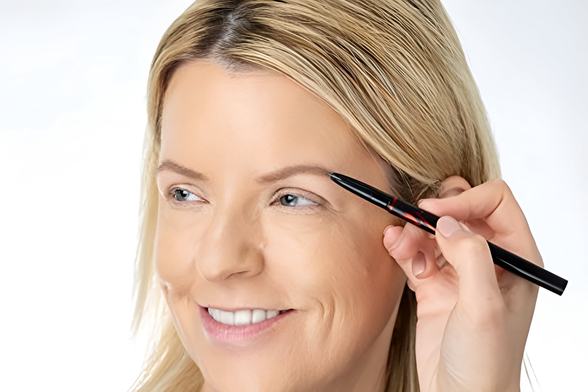 ybf Beauty Universal Automatic Eyebrow Pencil Duo - For All Natural Hair Colors & Skin Tones - Dual-Ended Brow Pencil With Spoolie Brush - Paraben-Free and Cruelty-Free - Taupe - 2 x 0.005 Oz