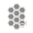 thumbnail image 2 of 10 Sheet Peel and Stick Backsplash Self Adhesive Hexagon Backsplash Tile Peel and Stick Backsplash for Kitchen Wall Self Adhesive Tile Sticker for Bathroom Shower Furniture Camper 4"x8", 2 of 5