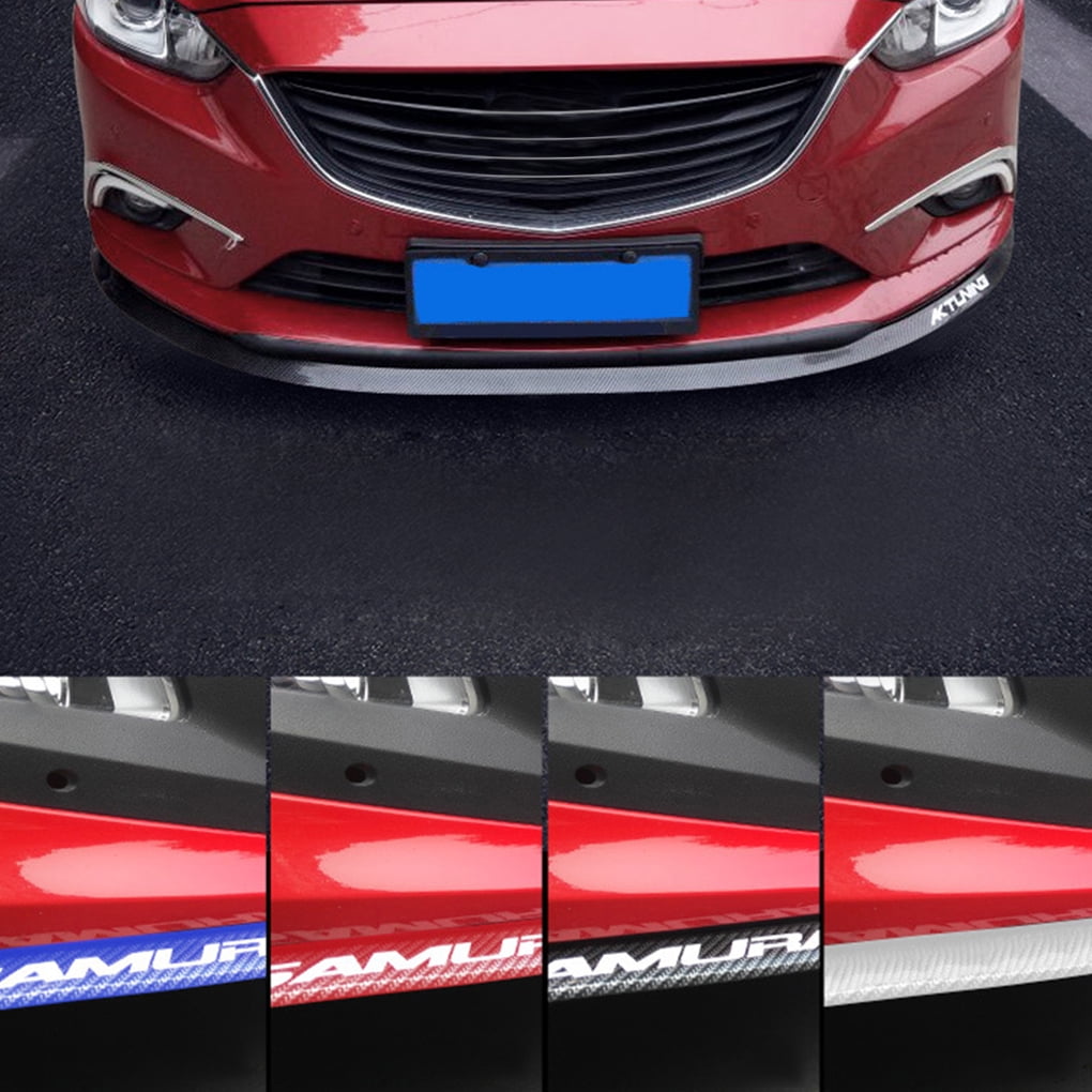 Cientrug Front Bumper Cover Universal Car Front Lip Guard Flexible