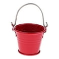 thumbnail image 2 of Seau d'Eau Miniature de Cuisine et de Jardin 1/12 pour Maison de Poupée, Mobilier, Rouge, 2 of 8