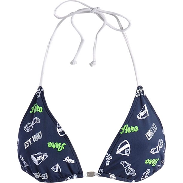 Aeropostale Mujeres Tops & Bottoms Mix N Match Bikini, Verde, X-Small