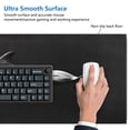thumbnail image 4 of WISHTIME Gaming Mouse Pad Large Desk Mat with Non-Slip Rubber Base and Stitched Edges,Keyboard Mouse Mat Desk Pad for Work,Game,Office,Home，Black Background, 4 of 8