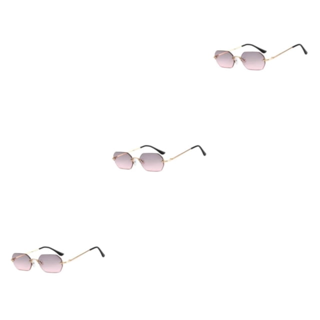 Qarigey Lentes de alta definición para un campo de visión claro: anteojos de sol rectangulares con materiales resistentes, dorado, gris y Type1 NO1