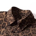 thumbnail image 6 of CONFREE Mens 2 Peice Shorts Sets Casual Men's Summer Outfits Set Leopard Y2K Buttons Shirts Shorts Streetwear Track Suit for Men, 6 of 9