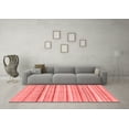 thumbnail image 3 of Ahgly Company Machine Washable Indoor Rectangle Abstract Red Modern Area Rugs, 2' x 4', 3 of 4