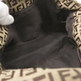 thumbnail image 4 of Pre-Owned Fendi Zucchino Nylon Canvas Handbag, Brown, Women's, 4 of 17