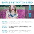 thumbnail image 3 of FRCOLOR smartwatch bands Simple PET Watch Band Solid Color Bracelet Replacement Wristband Smartwatch Strap Compatible for Gear S R750 (Light Blue),9.06"X1.18"X0.12", 3 of 5