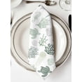 thumbnail image 2 of Cloth Napkins Set of 2 - 20x20 Inches, Sage Green Coastal Washable Reusable Table Napkins, Nautical Summer Beach Coral Sea Turtle Soft & Absortbent Dining Napkin for Party Wedding Hotel Restaurant, 2 of 8