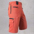 thumbnail image 2 of Migroa Men's Hiking Cargo Shorts 3/4 Relaxed Fit Mens Running Shorts Lightweight Outdoor Shorts for Men Trip Golf Camping Casual with Zipper Pockets Orange 4XL, 2 of 4
