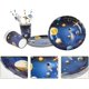 thumbnail image 4 of Kit de decoración de cumpleaños espacial ZHCH con adorno para tarta vaso de papel bandeja con pajita, 4 of 5