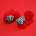 thumbnail image 3 of Baby Christmas Slipper Socks Infant Non Skid Soles Socks Indoor Winter Warm Holiday Socks for Toddler Boy Girl, 3 of 6