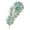 Emerald AB/Silver-tone, variant on Gorgeous Aqua Rhinestone Crystal Mermaid Pendant Necklace